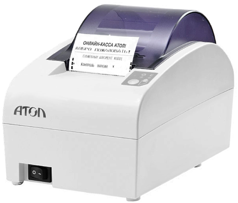 ККТ АТОЛ 55Ф. Белый. Без ФН RS+USB+Ethernet (5.0)			